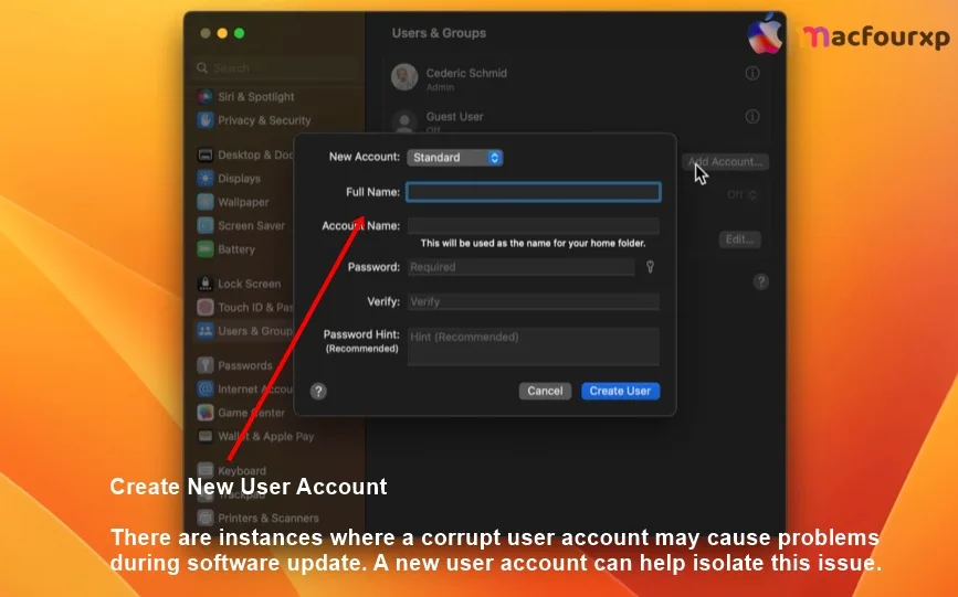 Error Occurred Installing Selected Update on Mac Fix 2026