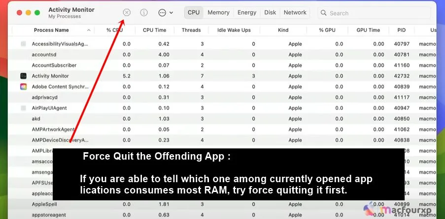 You Have Run Out of Application Memory on Mac? Fix 2026