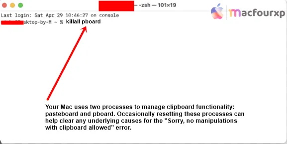 No Manipulations With Clipboard Allowed on Mac? Fix 2026