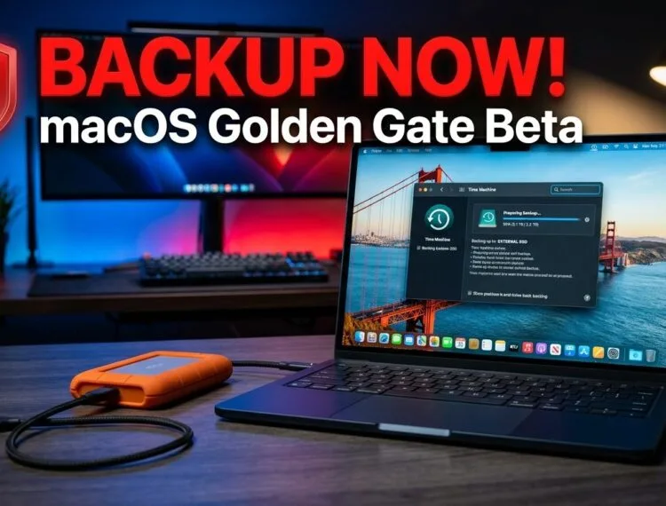 Complete Backup Guide Before Installing macOS Golden Gate (macOS 27) Beta – Don’t Lose Your Data!